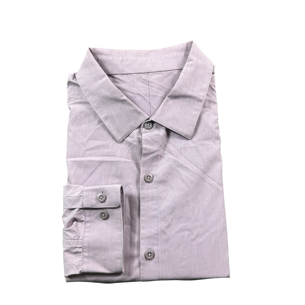 Lululemon Mens Muted Purple Performance Oxford Button Front Shirt XL